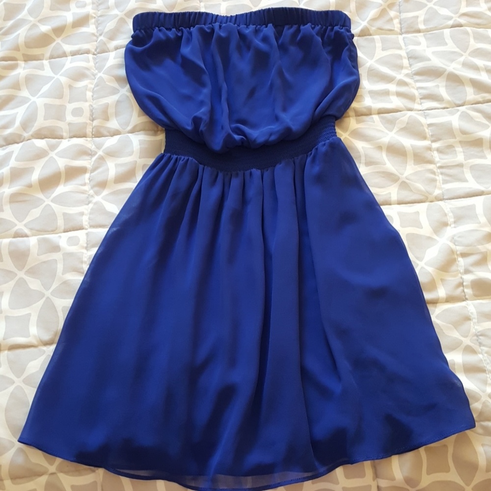 Express strapless dress